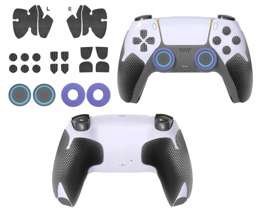 Sada 22v1 kit set gripy pěnové krytky Aim protiskluzová podložka PS5