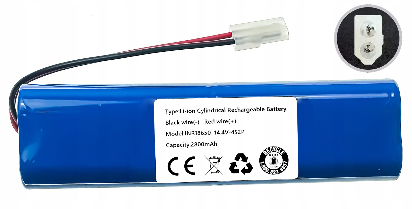 Baterie pro Tefal Serie 95 Total Care RG7987 RG7975WH 2,8Ah 14,4V 14,8V