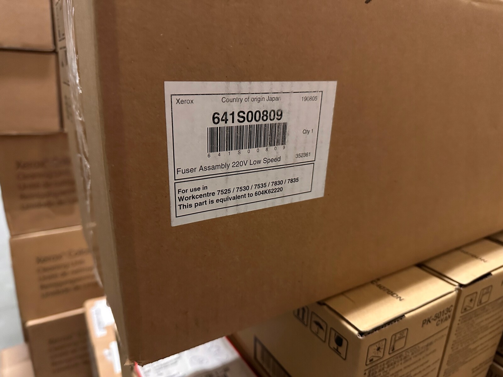 Fuser Xerox Wc 7525 7530 7830 7835 604K62220 Originál