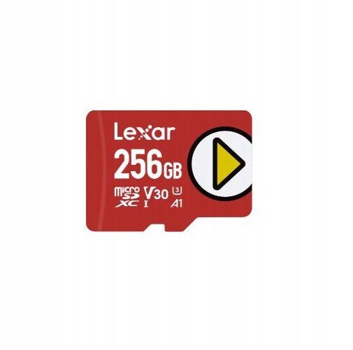 Lexar Play 256GB microSDXC Uhs-i U3 A2 pro hry a multimédia