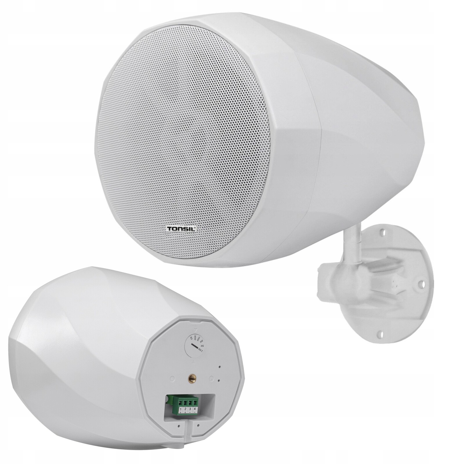 Nástěnný reproduktor Tonsil Zgs 30W Instalační ozvučení 100V 8ohm Bílý