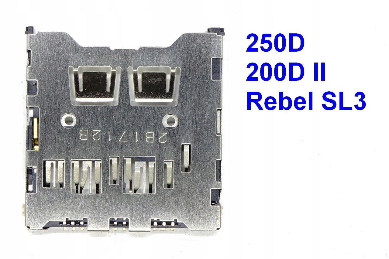 čtečka Sd karet Canon 250D 200D II Rebel SL3