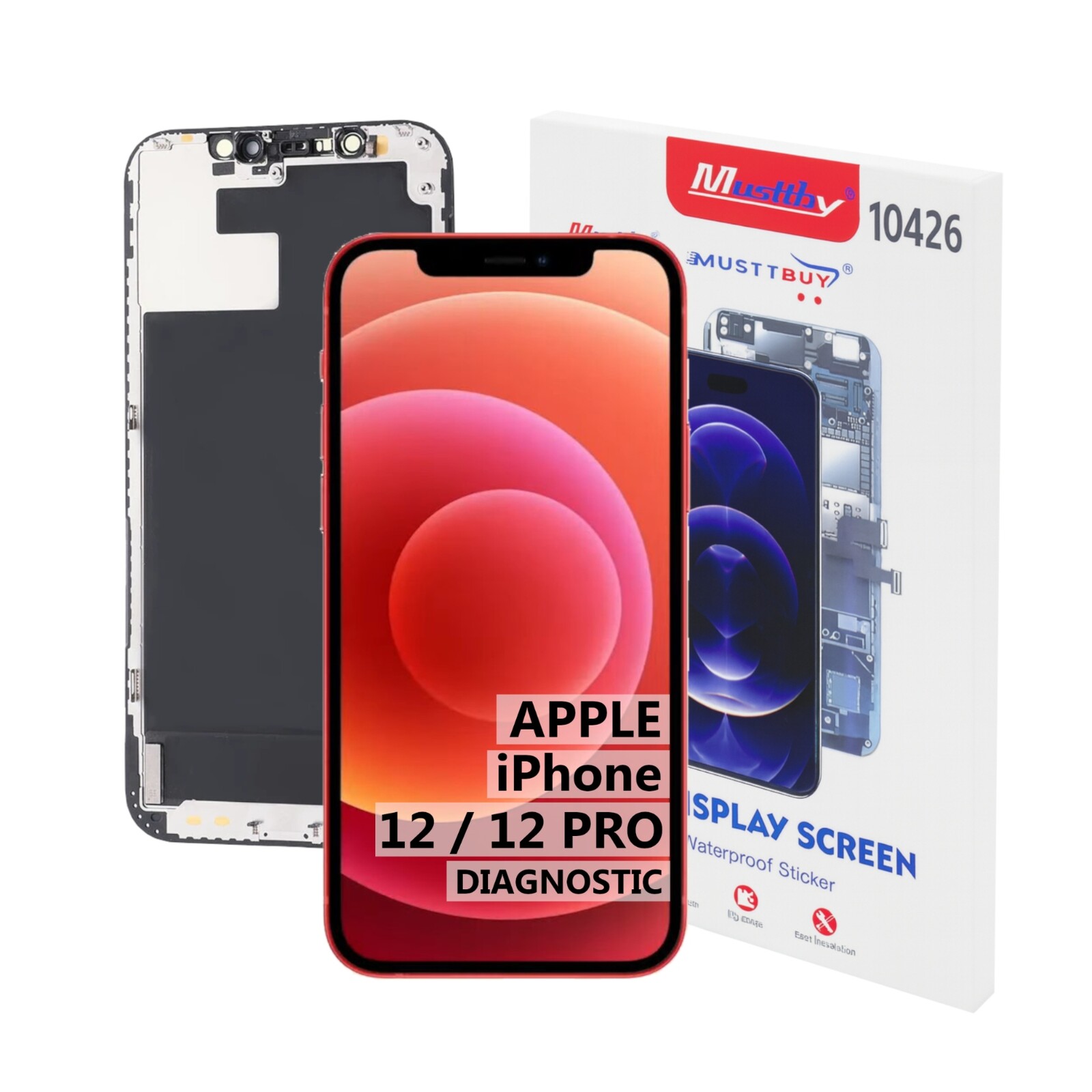 Soft Oled displej programovatelný jako originál pro Apple iPhone 12 12 Pro