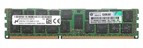 Ram Micron 16GB DDR3 Reg Hp P/n: 708641-B21 712383-081 715274-001