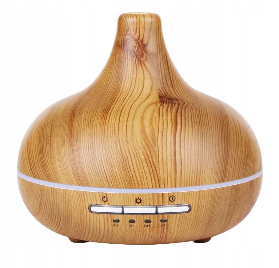 Aroma difuzér elektrický dřevěný s Led osvětlením ED-255998