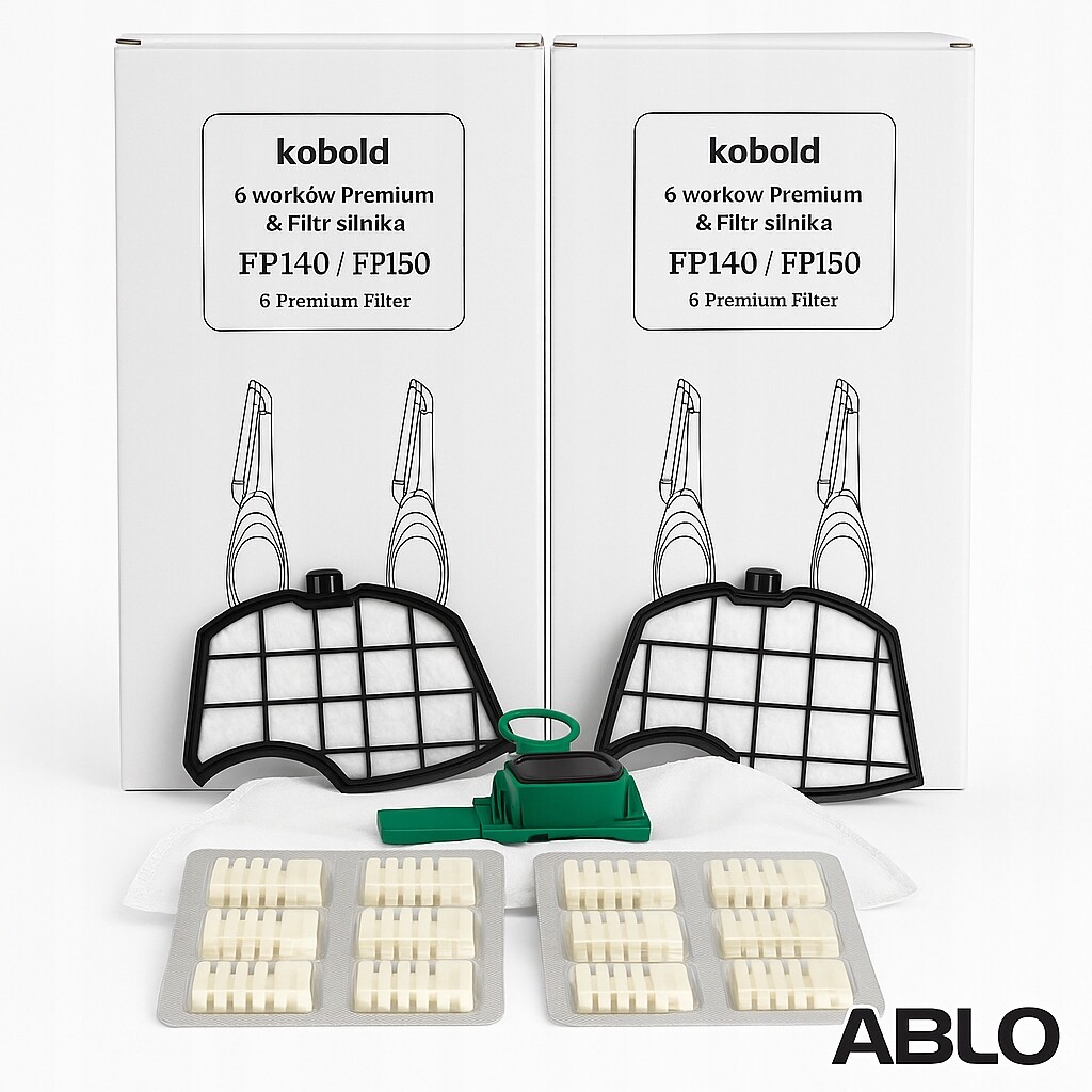 Sáčky VK140/150 motorový filtr značky aBLO pro Vorwerk Kobold VK140-150 x 2