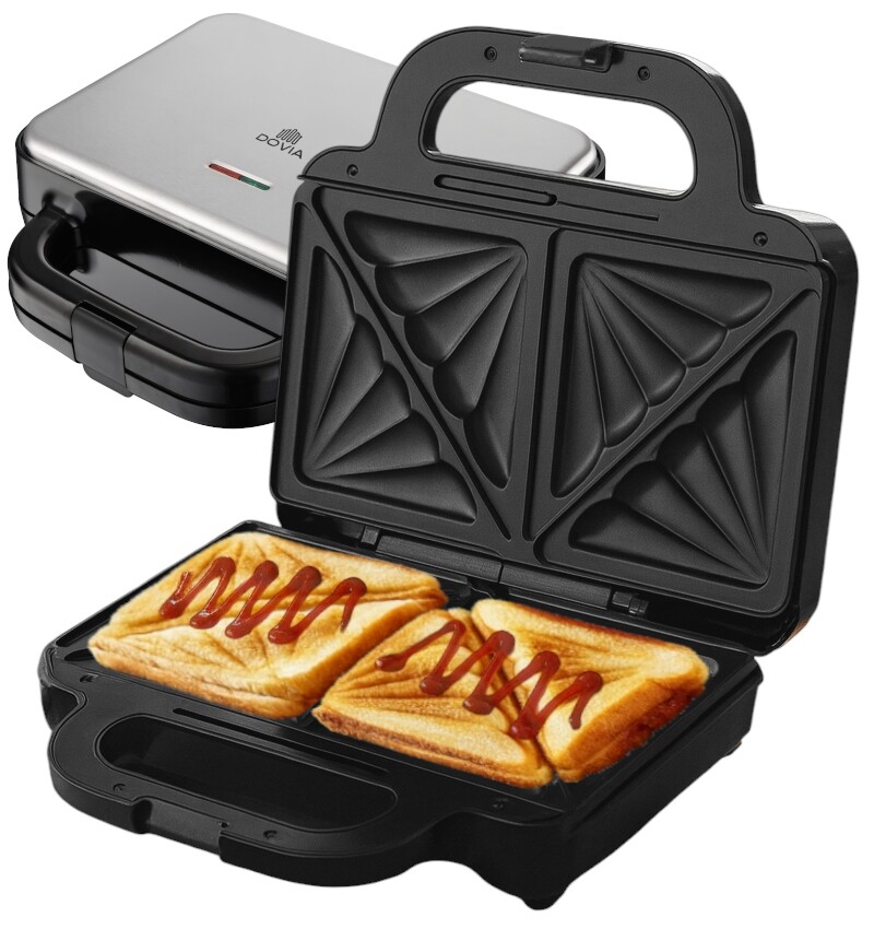 Toustovač Sendvičovač 1000 W Nerezová Ocel XXL