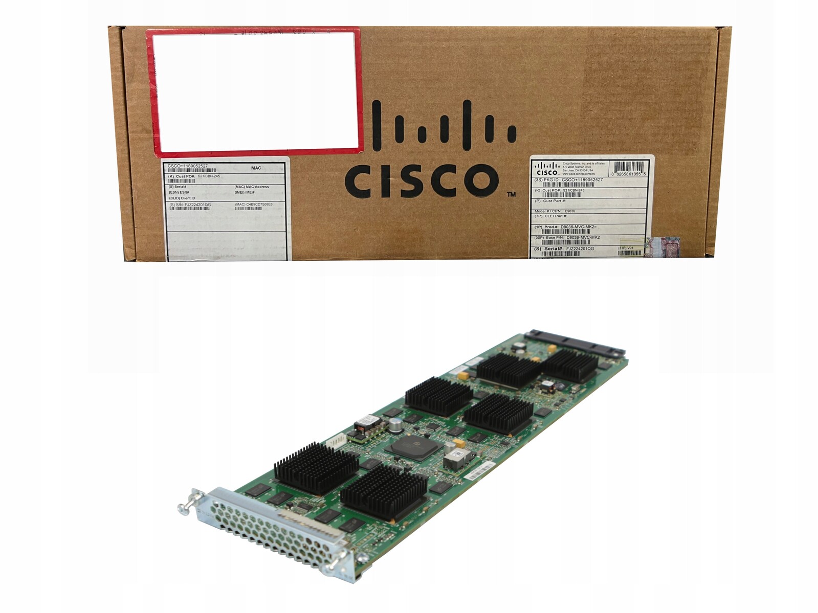 Modul kodeku videa Cisco D9036-MVC-MK2 pro Cisco D9036