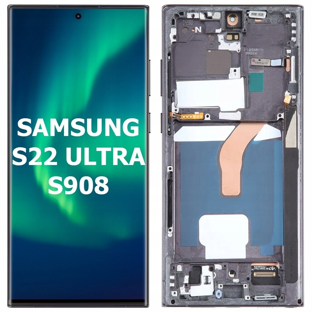 Displej Obrazovky Pro Samsung Galaxy S22 Ultra Rámeček Incell