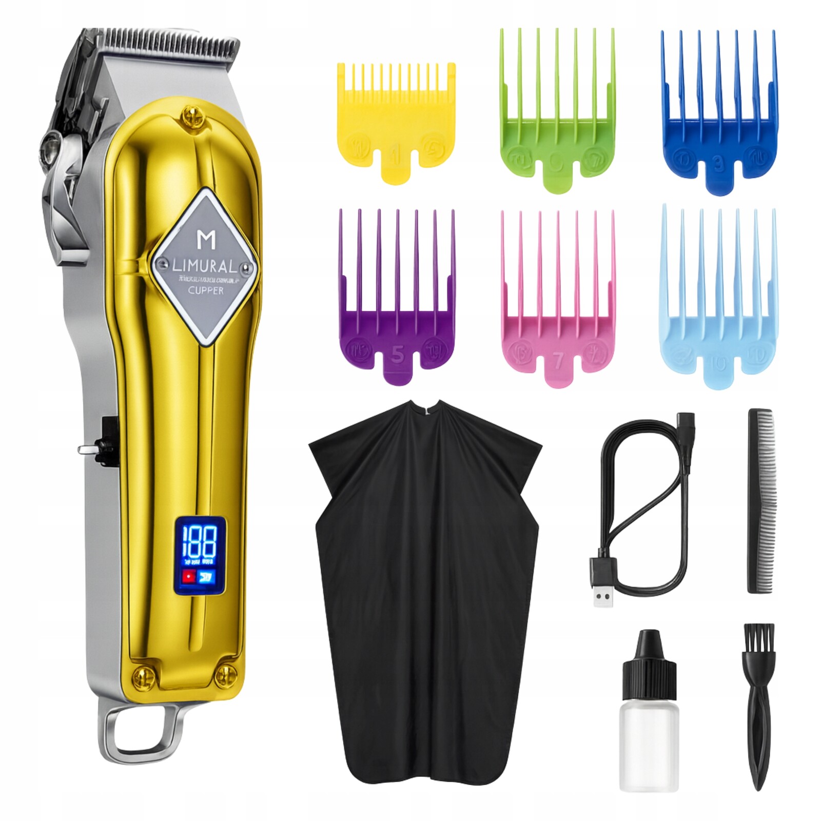 Elektrický zastřihovač vlasů Limural K11S Gold pro muže