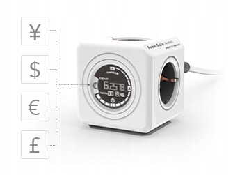 Zásuvková lišta PowerCube Extended Monitor Fr 4 zásuvky 1,5 m kompaktní!