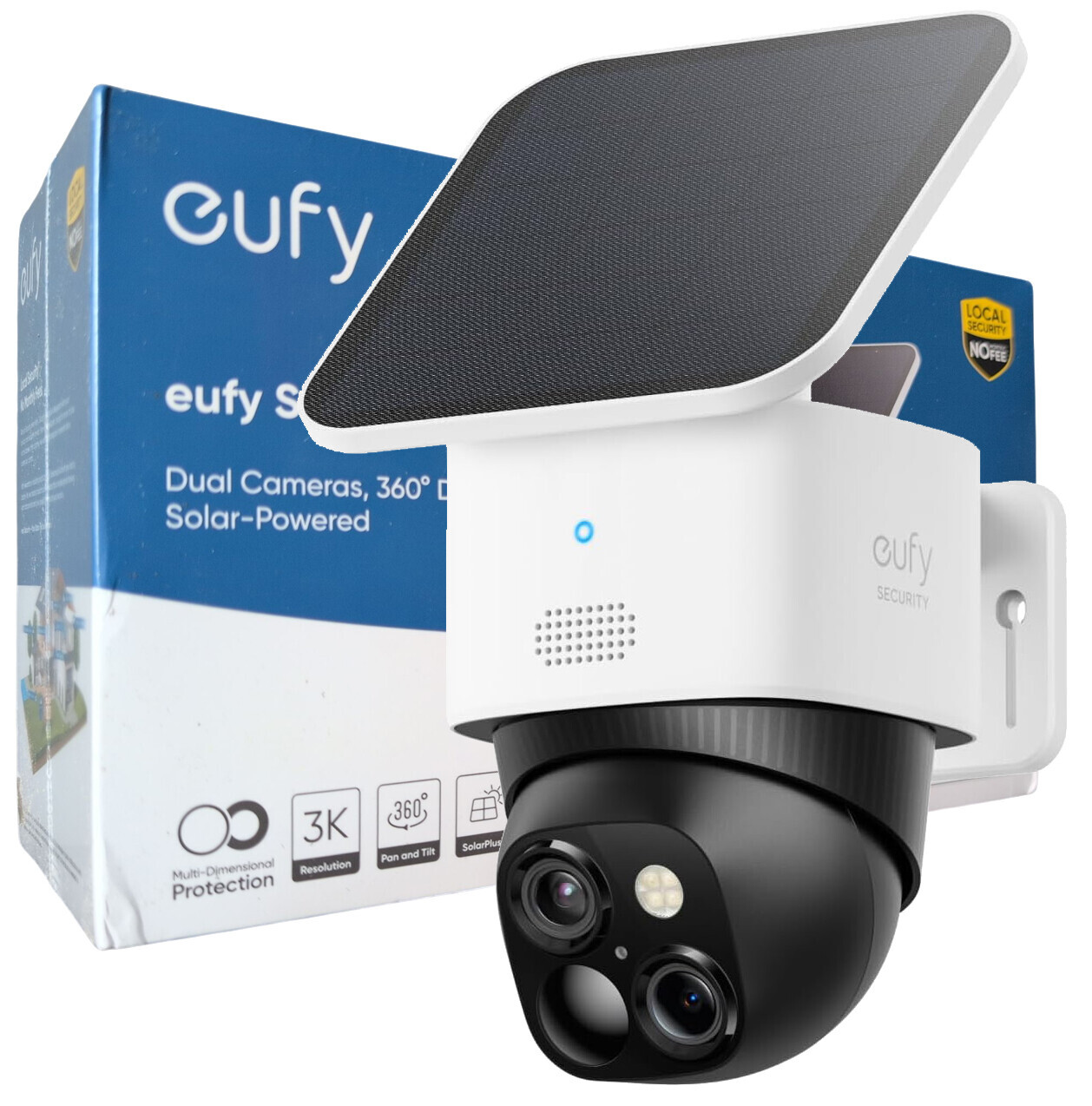 Venkovní Solární Kamera Eufy Security Solocam S340 Wifi Otočná O 360° 8GB