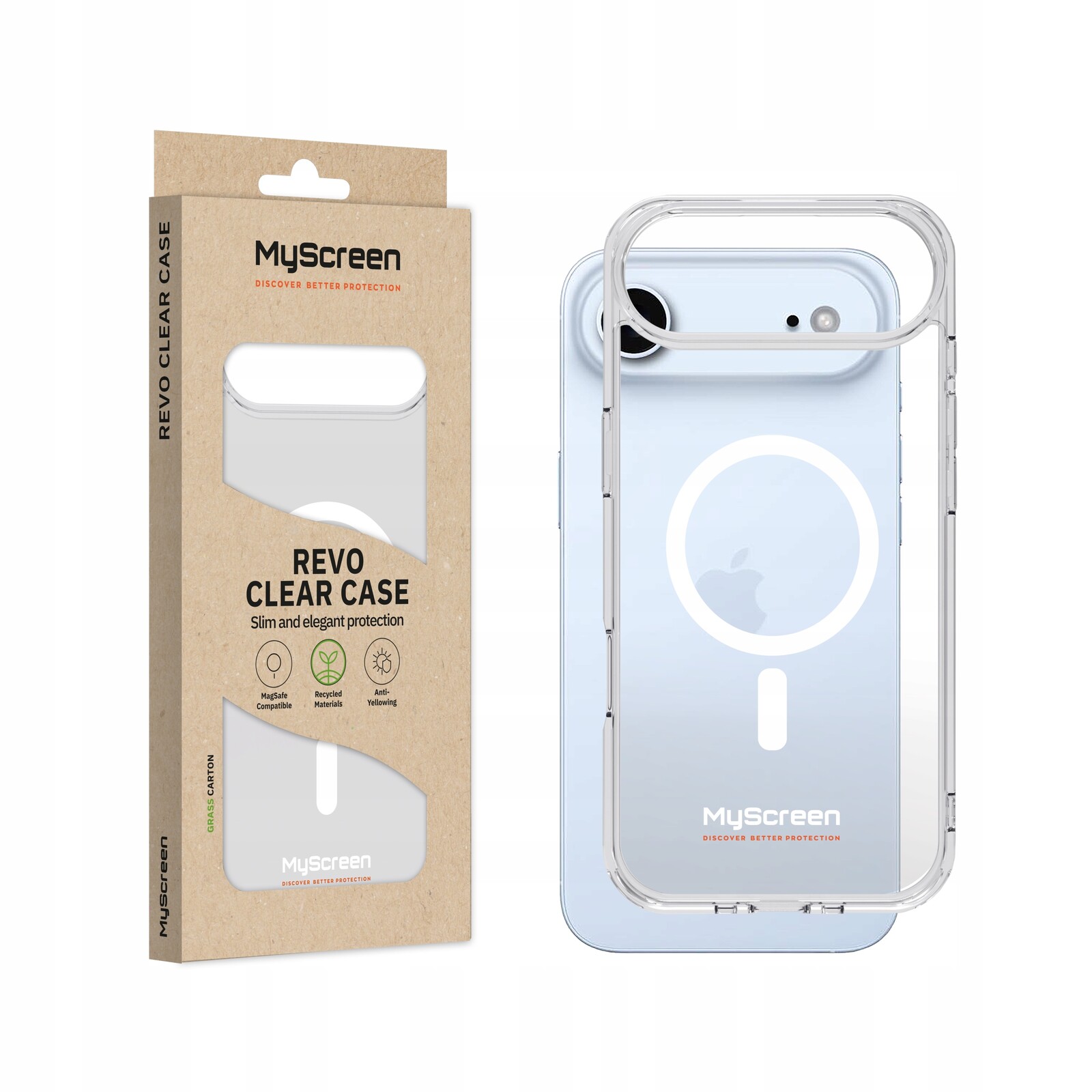 Apple iPhone 17 Air MyScreen Revo Clear Case MagSafe