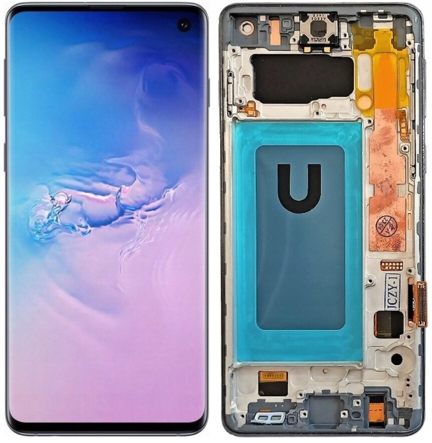 LCD displej Obrazovka Samsung Galaxy S10 G973F SM-G973F Incell Rámeček černý