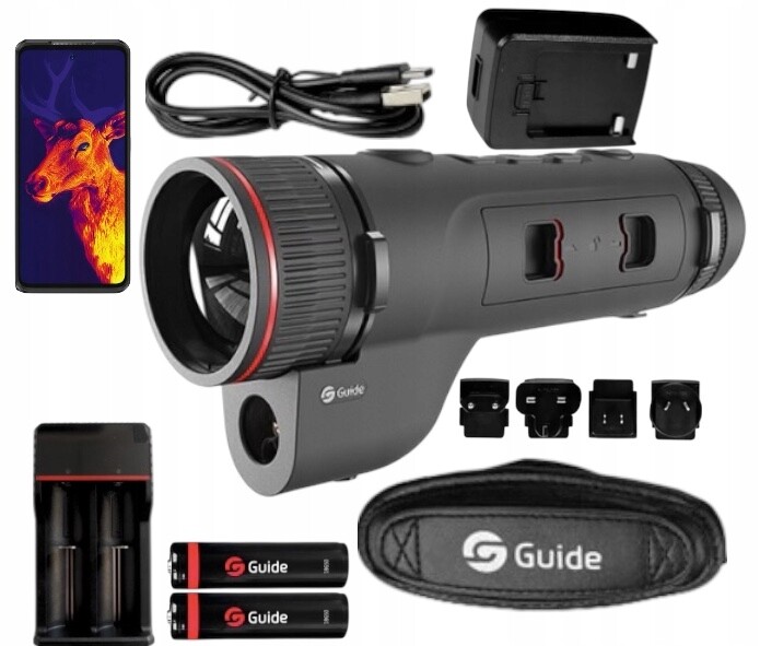 Monokulární pozorovací termovizor Guide TJ630L s dálkoměrem