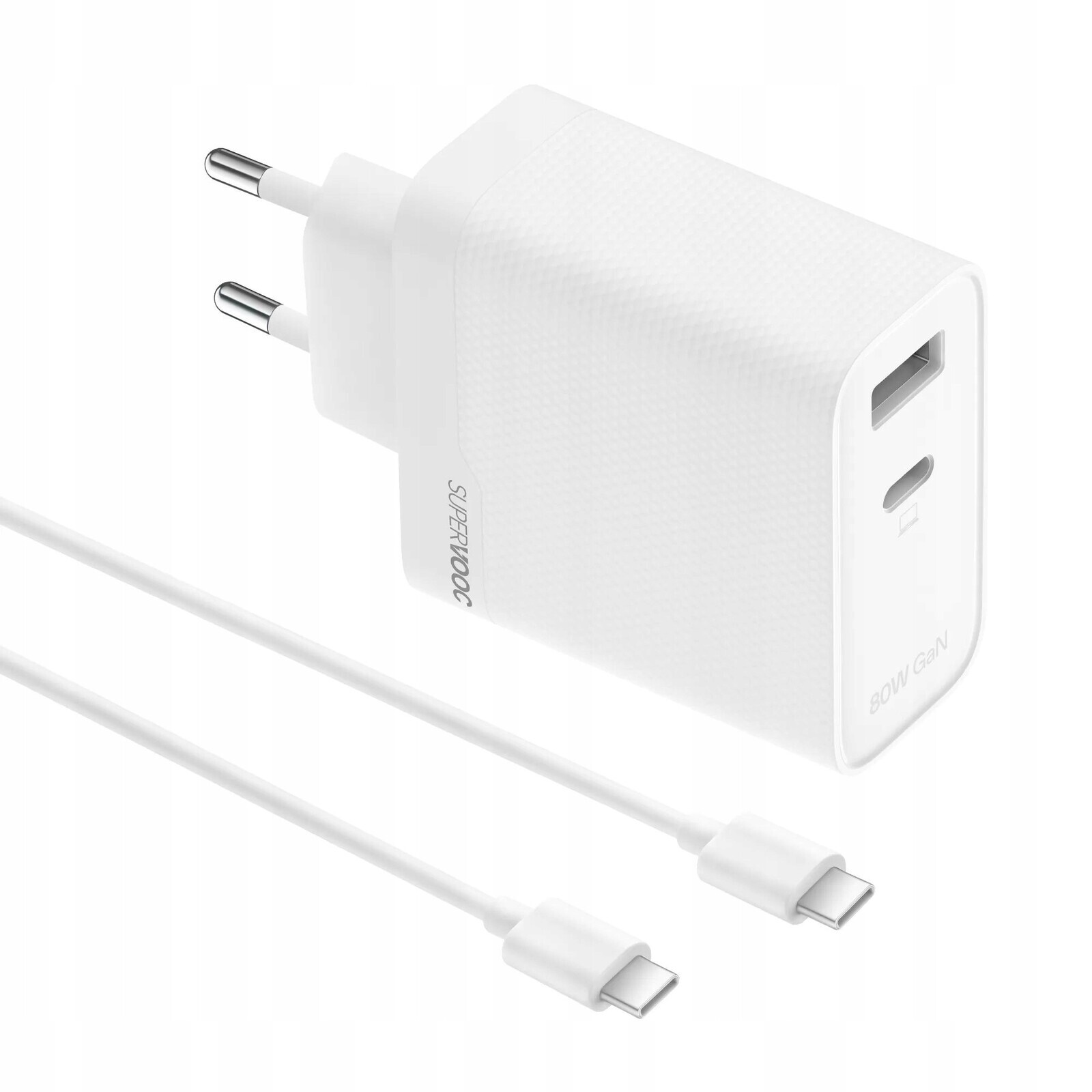 Síťová nabíječka realme Supervooc 80W Dual Port Gan Usb-c kabel