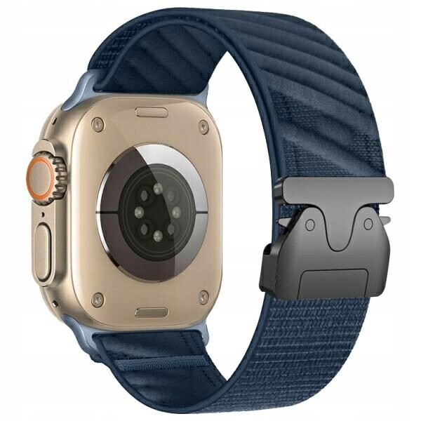 Beline řemínek Apple Watch Oblique Parachute buckle 38/40/41 mm, tmavě modrý/navy