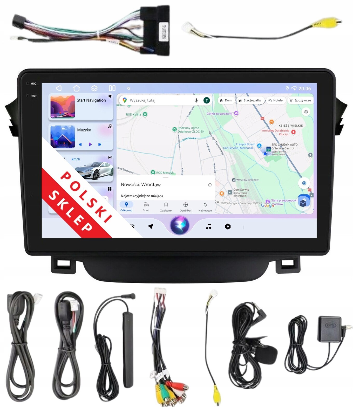 Navigace Android Rádio Android Hyundai I30 2 II 3/32 Gb Dsp Lte Carplay