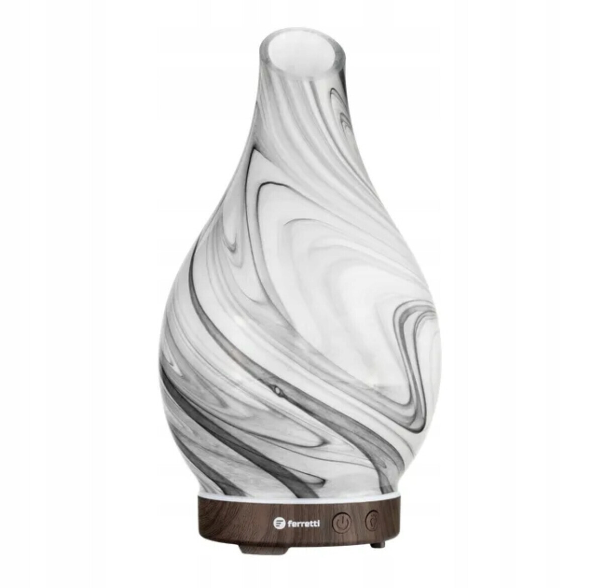 Parní zvlhčovač, ultrazvukový zvlhčovač vzduchu Ferretti ADF-061 7 W 0,1 l šedý