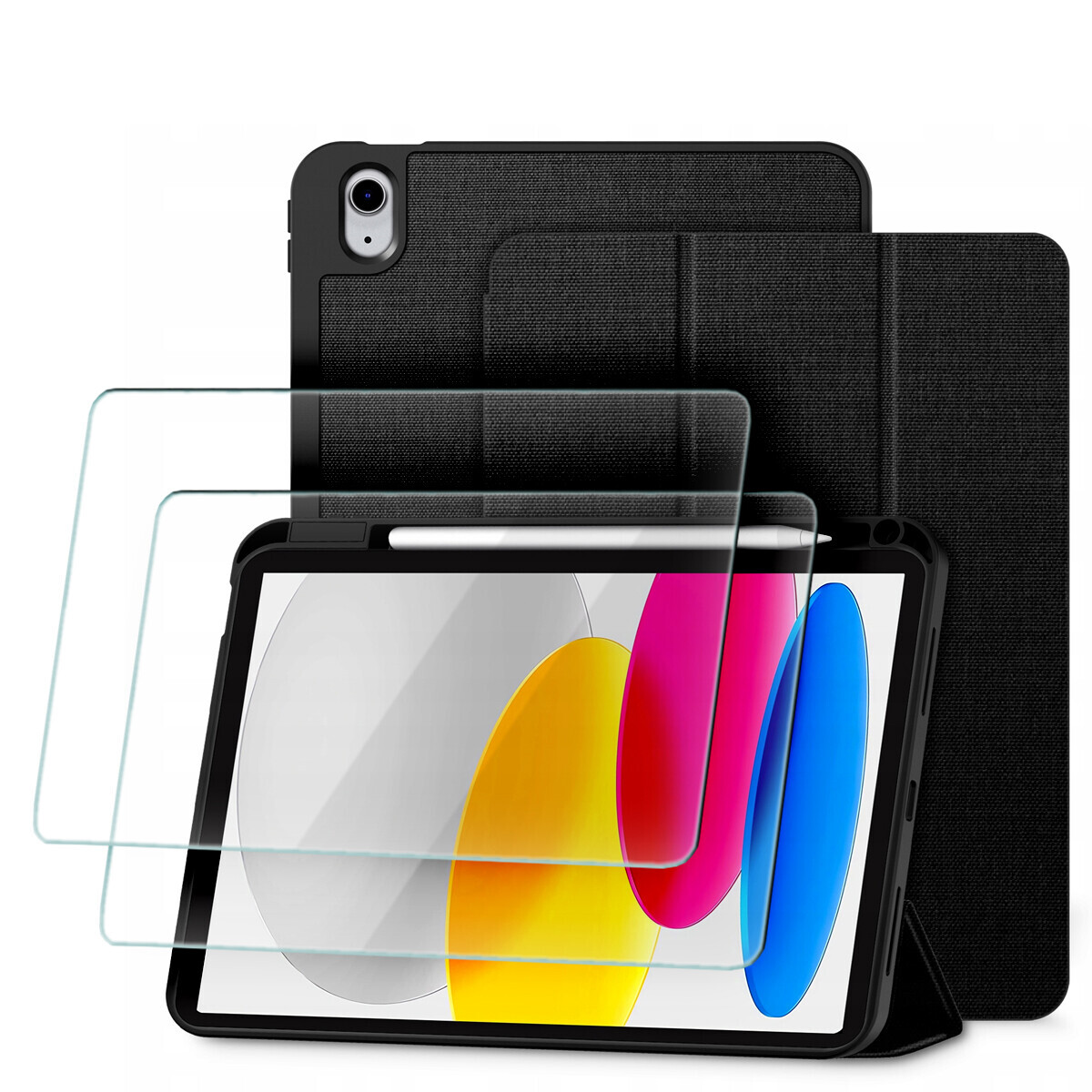 Skládací Pouzdro 2-BALENÍ Sklo Pro Ipad 10.9 2022 10-GEN 11 2025 11-GEN