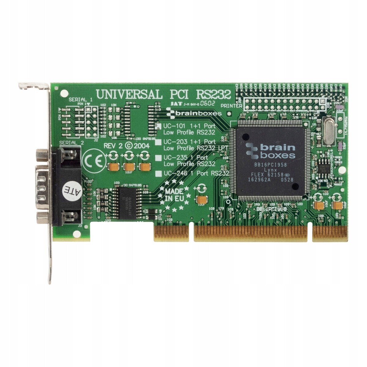 Brainboxes UC-23501M RS232 Pci Adaptér Lp