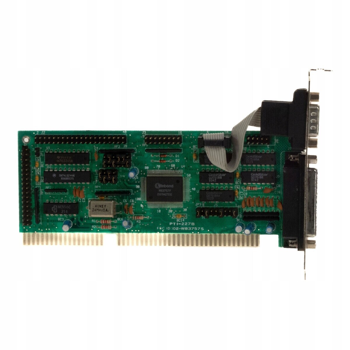 Winbond PTI-227B ID2-W83757S Multi-i/o Ide Fdd Com Lpt Game/midi karta Isa
