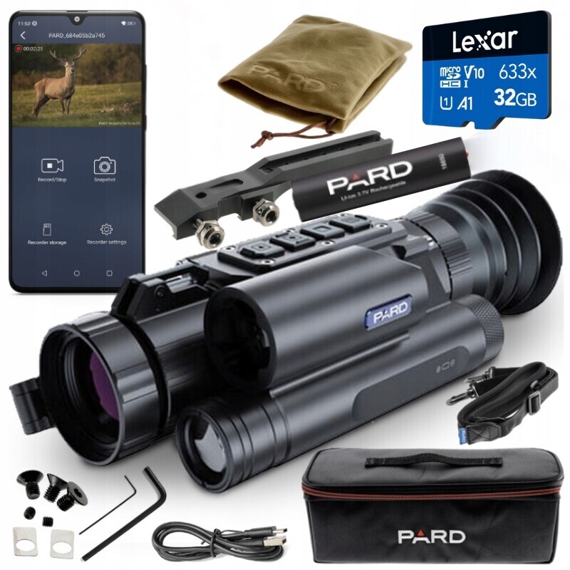 Zaměřovač pro noční vidění s dálkoměrem Pard NV-008SP2 50 mm 940 nm Lrf