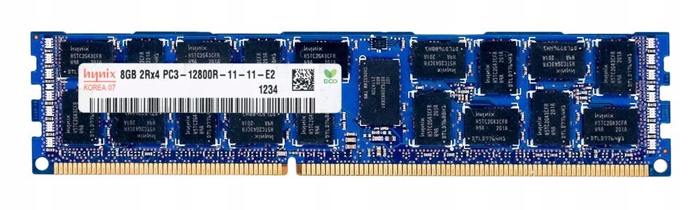 Hynix 8GB DDR3 2Rx4 1600MHz PC3-12800R Reg Ecc