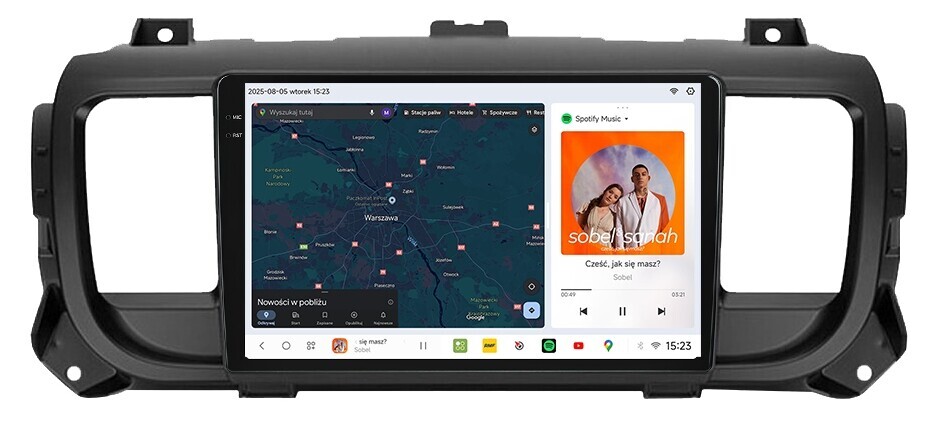 Toyota Proace Spacetourer Expert Traveller Vivaro Rádio Navigace Android