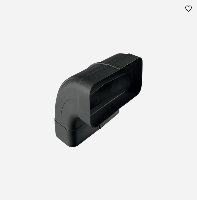 Elica KIT0121005 Vertikální koleno obdélníkové 90° 227×94 mm