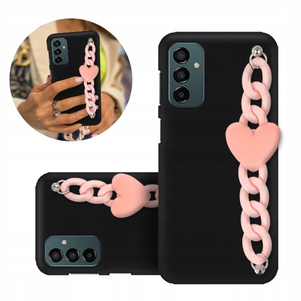 Pouzdro Blink Mat černé pro Samsung M13 4G Řetízek