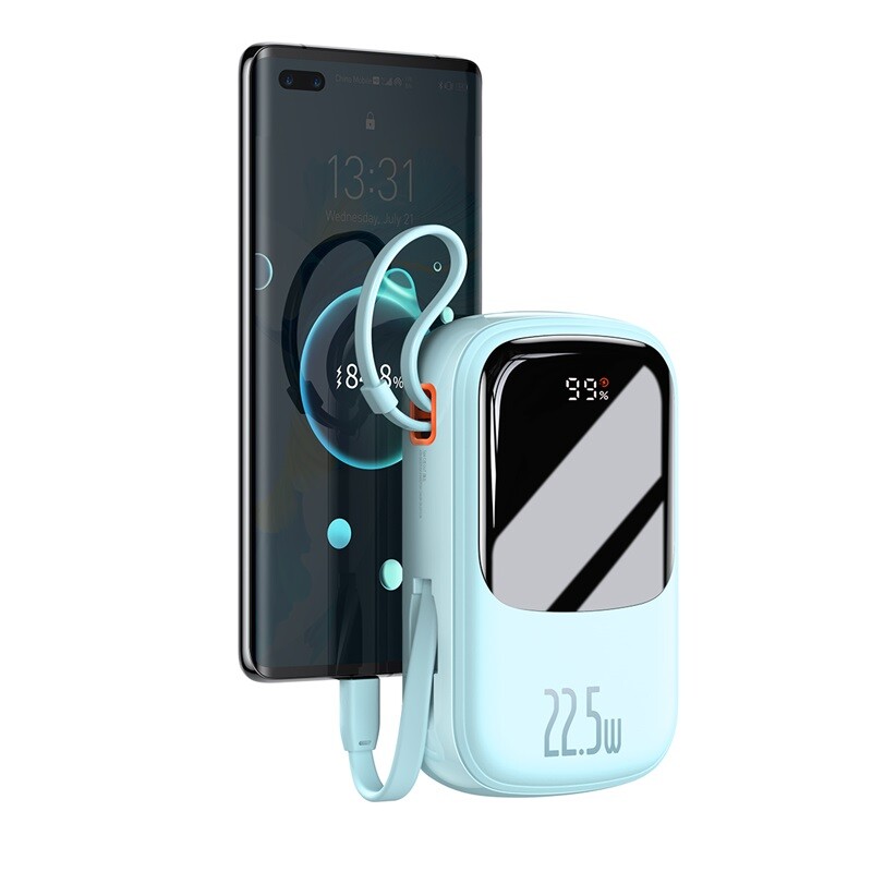 Baseus Rychlá Power Banka 20000MAH 22.5W S Kabelem Usb-c Type-c Pd Bezpečná