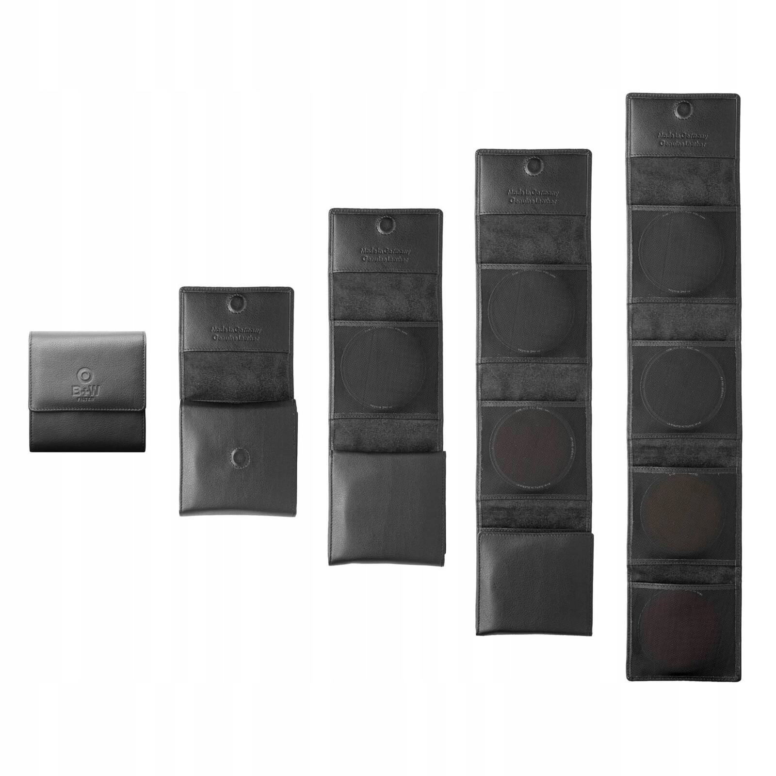 B+w kožené pouzdro na filtr pro 4 filtry do 77 mm