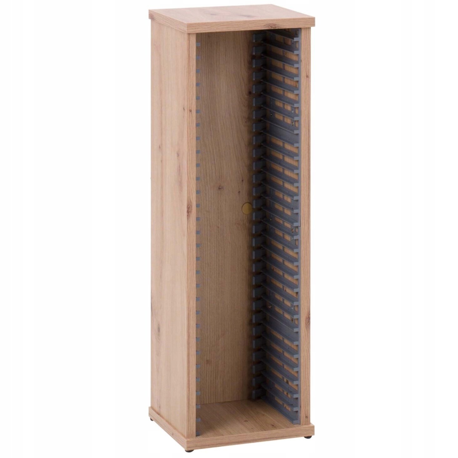 Stojan na filmy DVD hry Xbox 360 Wii Pc regál 30 Desky dub artisan kontejner