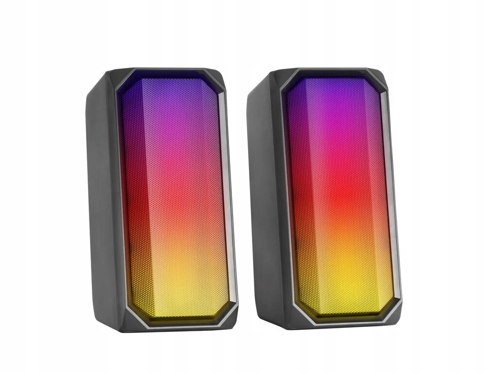 Mars Gaming Msrgb reproduktor Černý Kabelový a bezdrátový 15 W