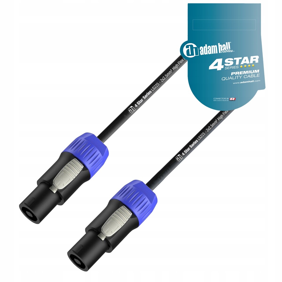 Adam Hall K4 LS225 Reproduktorový kabel 2x Speakon 30 m