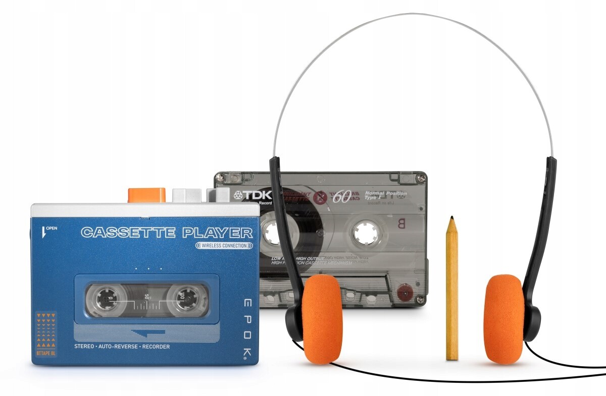 Bigben Bttapebl Bluetooth kazetový přehrávač s vestavěným reproduktorem Walkman Bluetooth