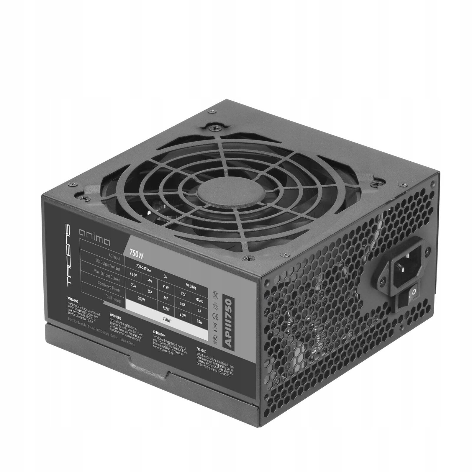 Tacens Anima APIII750, napájecí zdroj Pc Atx 750W,