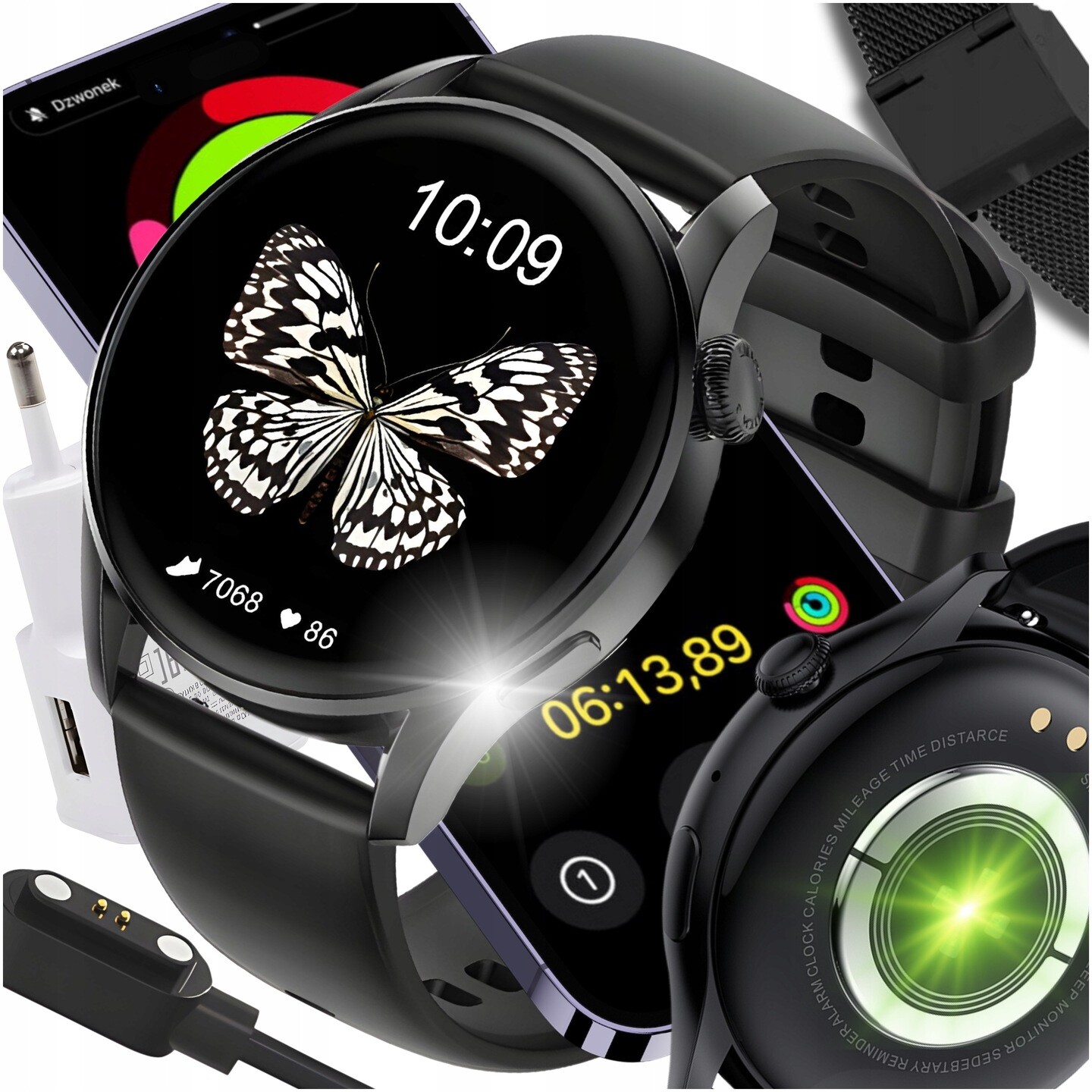 Chytré Hodinky Pro Ženy Elegantní Pro Ženy Polské Menu Konverzace Pulse Zdraví