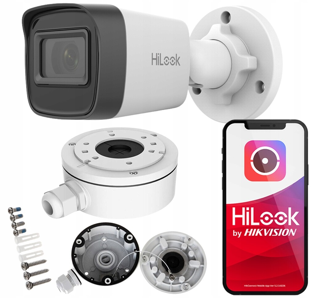 4MPx Ip kamera IPCAM-B4-P venkovní PoE box HiLook od Hikvision H.265