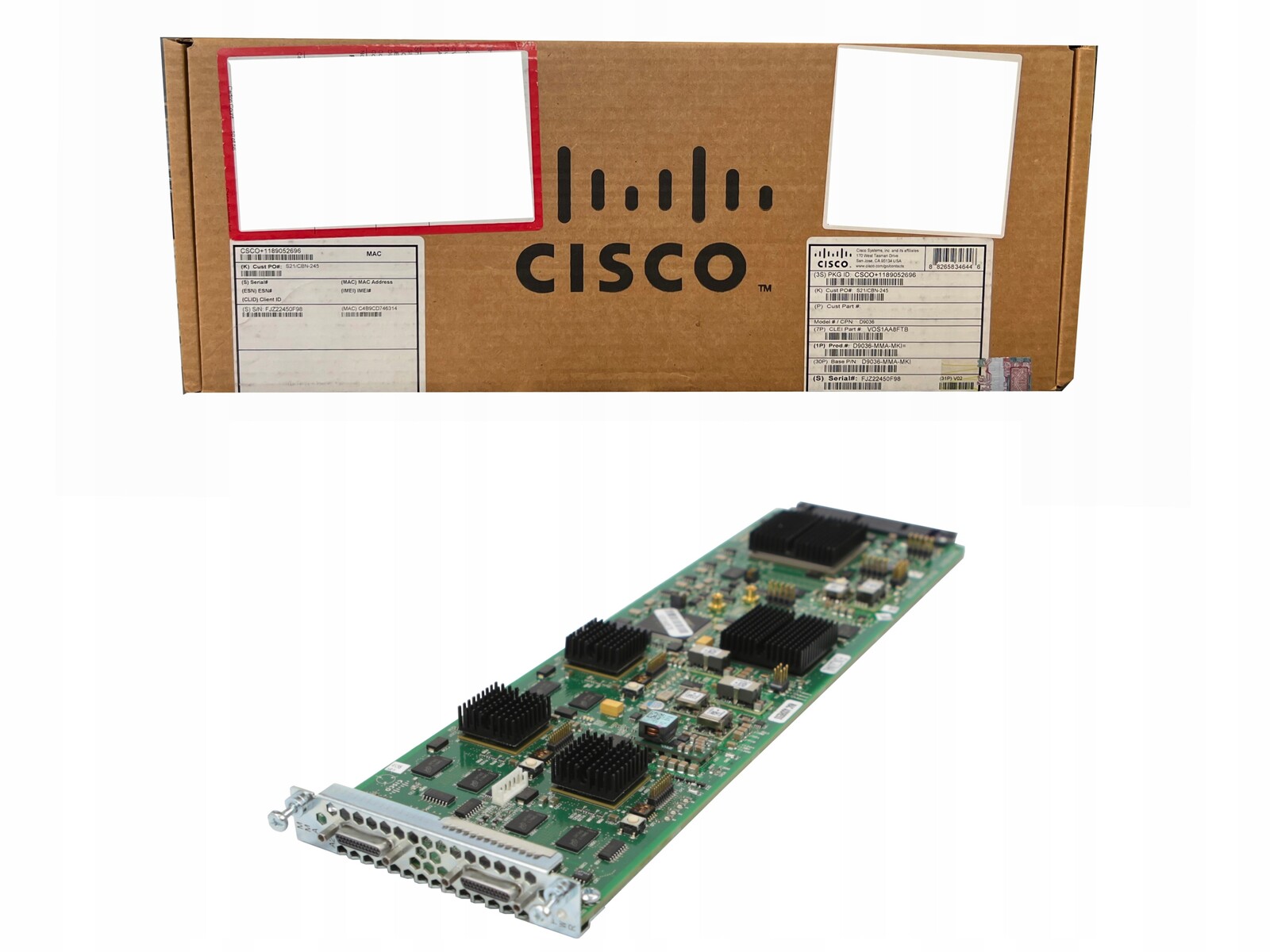 Audio modul Cisco D9036-MMA-MKI 74-7583-01 pro Cisco D9036