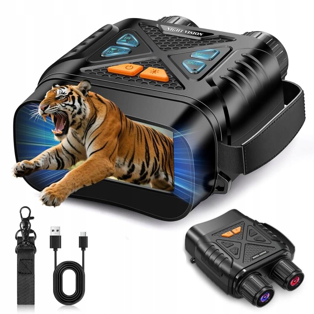 Noční Vidění Binokulár Infračervený Zoom X10 5W 850NM