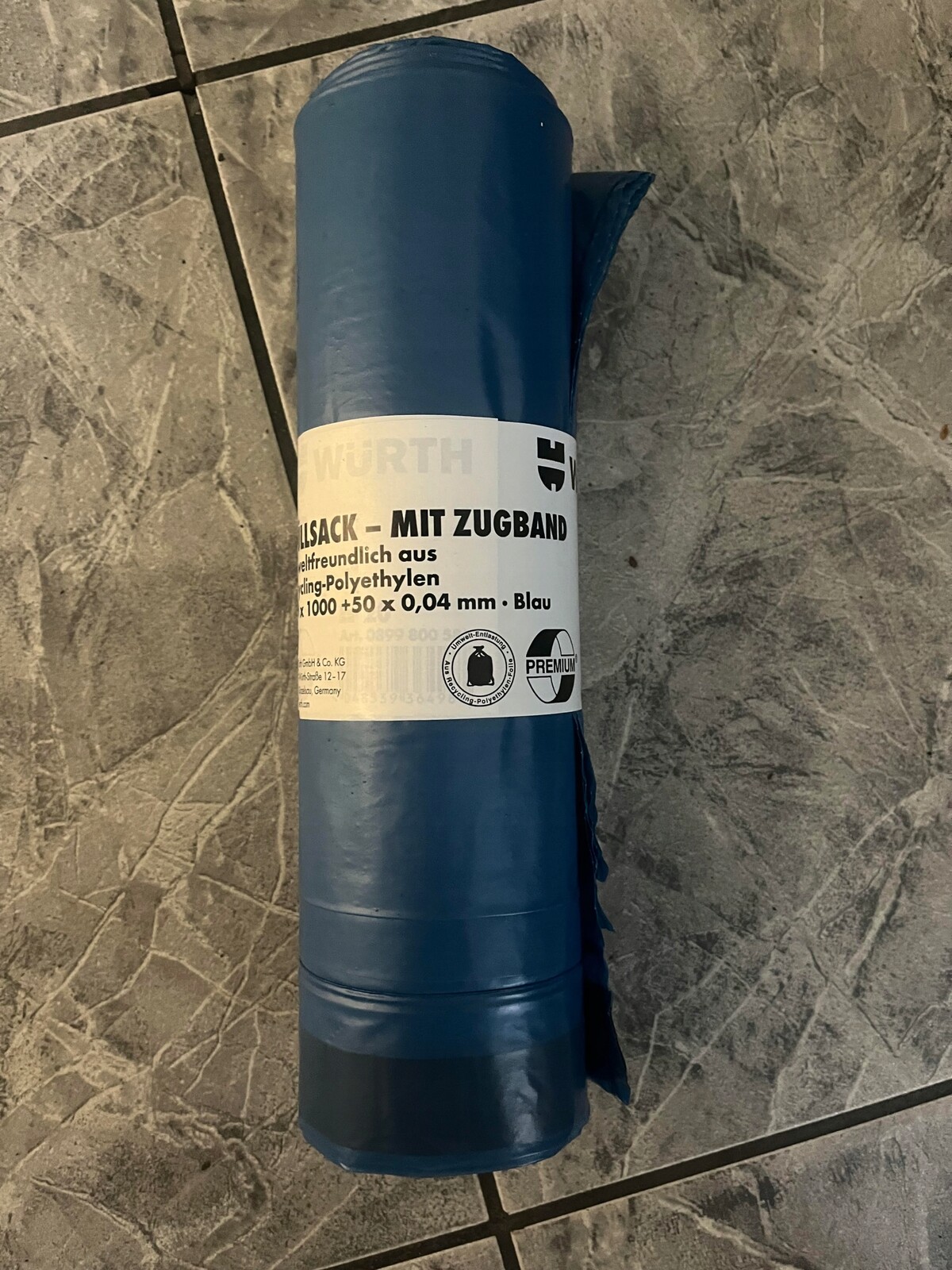 Silné sáčky 70x110 silné s páskou 120 l Wurth