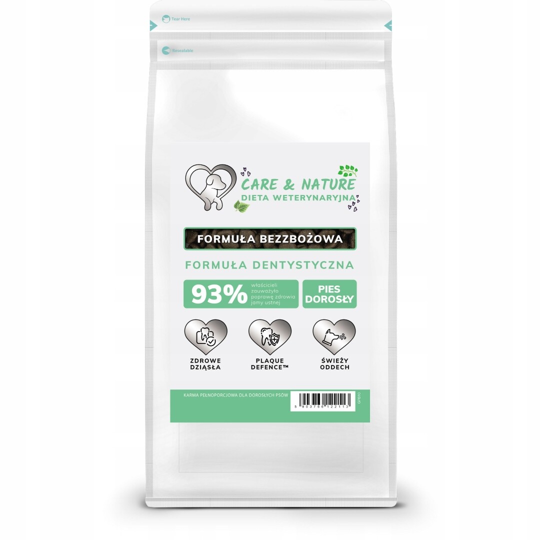 Care and Nature Veterinární dieta Zubní formulace 1,5 kg