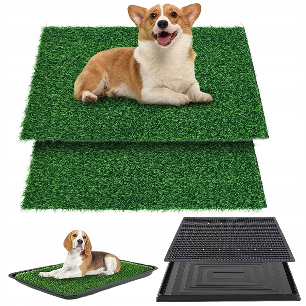 Toaleta Pro Psy S Umělou Trávou 76 X 51 CM, Protiskluzový, Snadno Použitelný