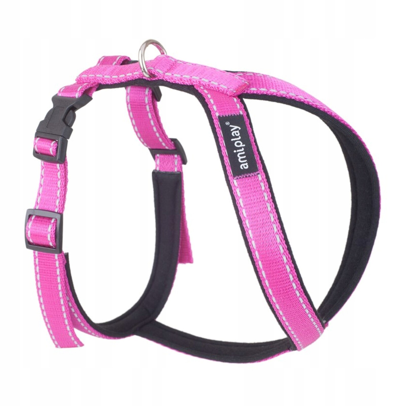 Postroj pro malého psa Amiplay Reflective nastavitelný Grand Soft S 34-43 cm