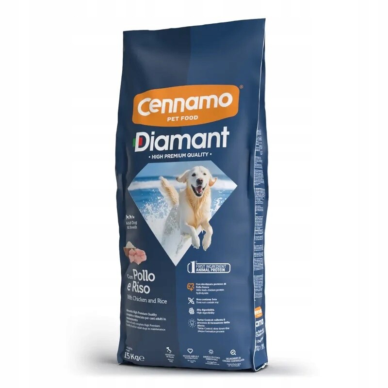 Diamant Premium Dospělé Kuře Na Výživu 15 Kg * Cennamo *