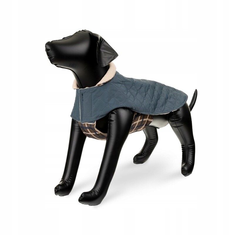 Kabátek pro psa, tmavě modrý, prošívaný, velikost XL, 50