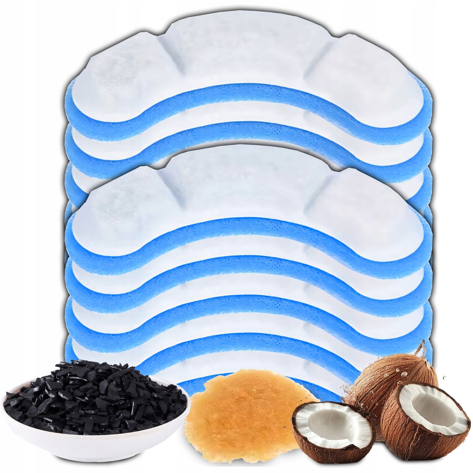 2X 10X Uhlíkový Filtr Do Fontány Napáječka Pro Kočky Čistícího Psa