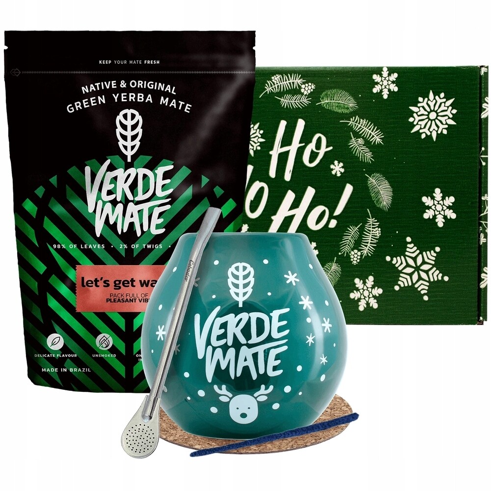 Dárková sada Yerba Mate Verde Mate Let's Get Warm 500g na Vánoce